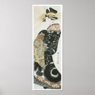 Poster Parade courtesan, Shunsen, 1810