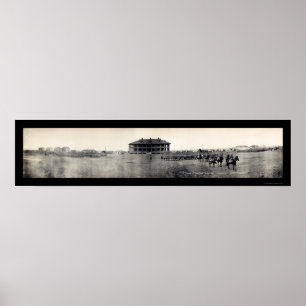 Poster Parade de l'armée de Galveston 1911