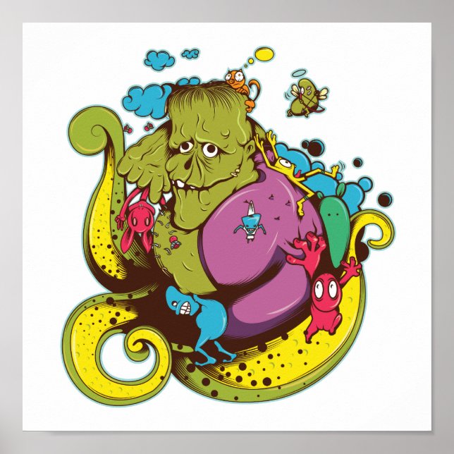 Poster paradis frankenstein en enfer (Devant)