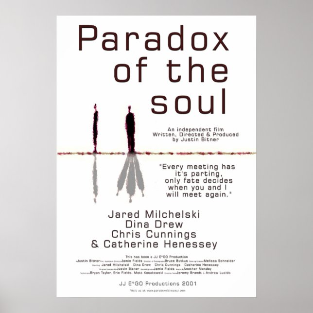 Poster Paradox of the Soul + (Devant)