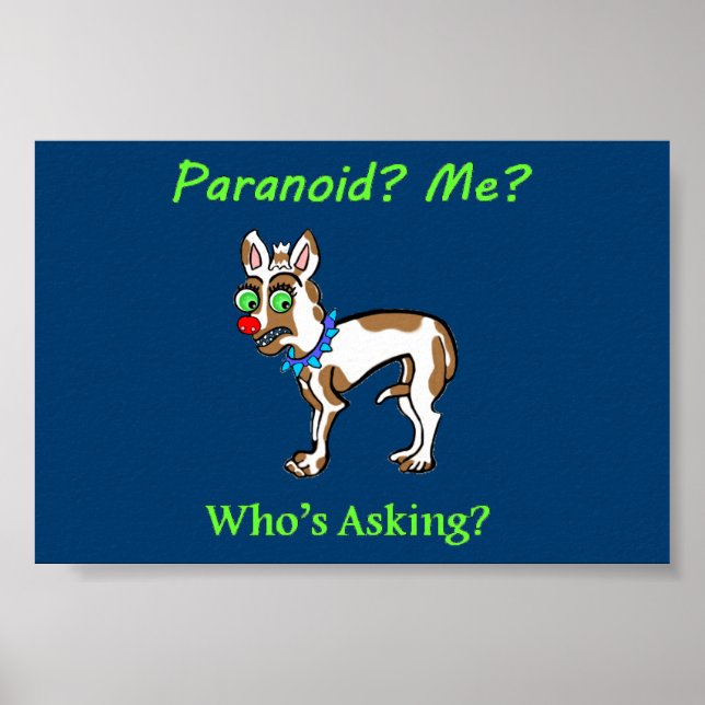 Poster Paranoïa de Pet Dog (Devant)