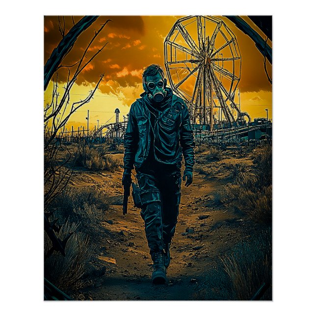 Poster Parc d'attractions (Devant)