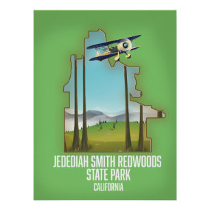 Poster Parc d'État des séquoias de Jedediah Smith