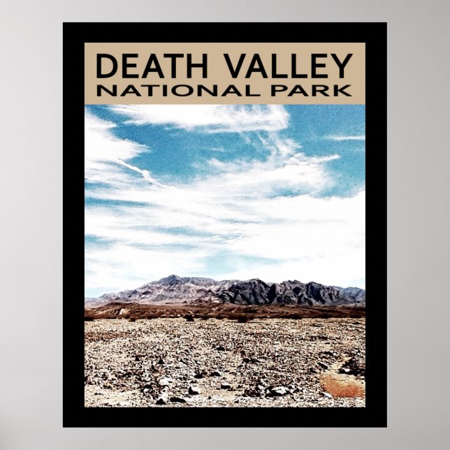 Poster Parc national de Death Valley (Devant)