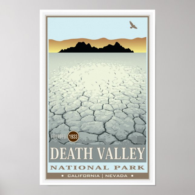 Poster Parc national de Death Valley 3 (Devant)