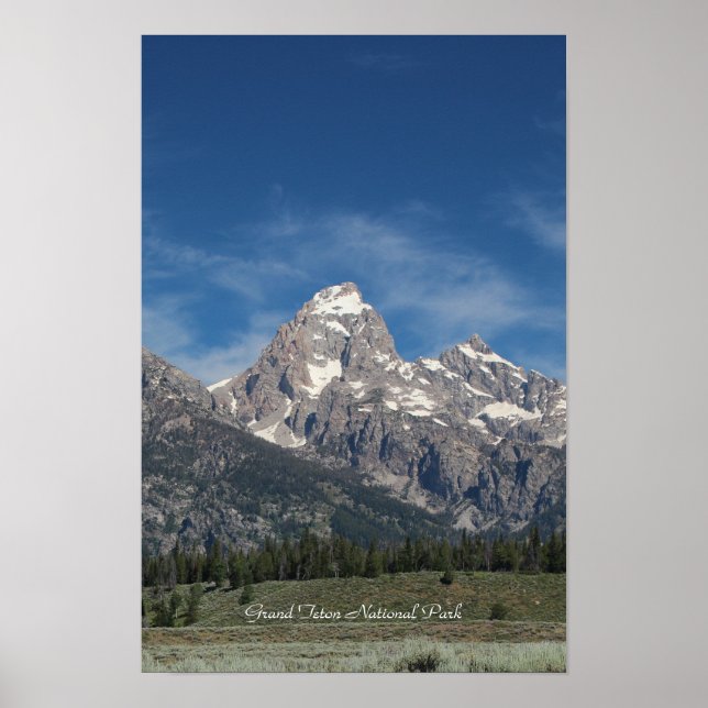 Poster Parc national de Grand Teton (Devant)