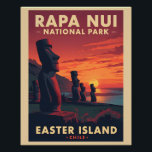 Poster Parc national de Rapa Nui - Chili - Île de Pâques<br><div class="desc">Parc national de Rapa Nui - Chili - Île de Pâques</div>