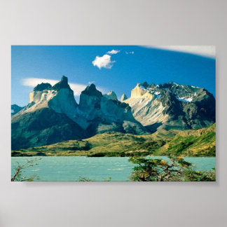 Poster Parc national de Torres Del Pane, Chili