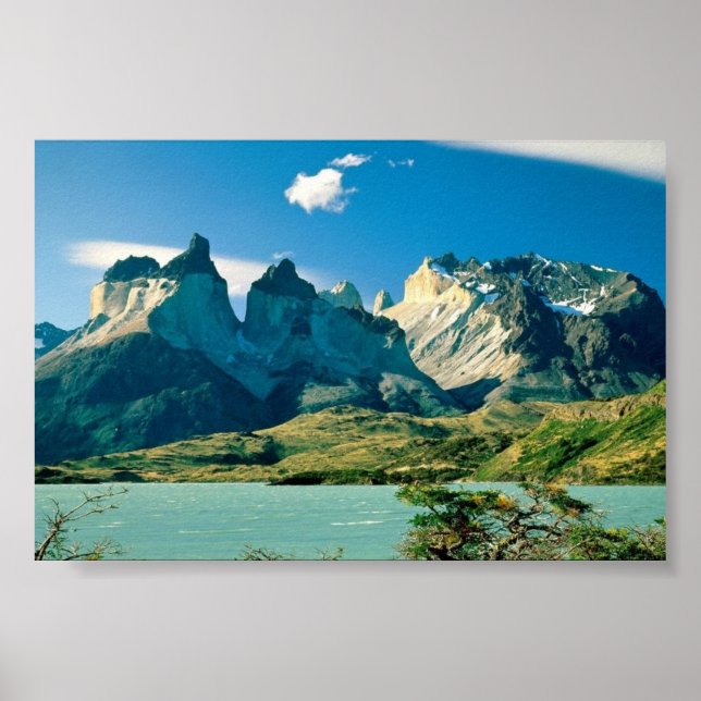 Poster Parc national de Torres Del Pane, Chili (Devant)