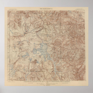 Poster Parc national de Yellowstone 2