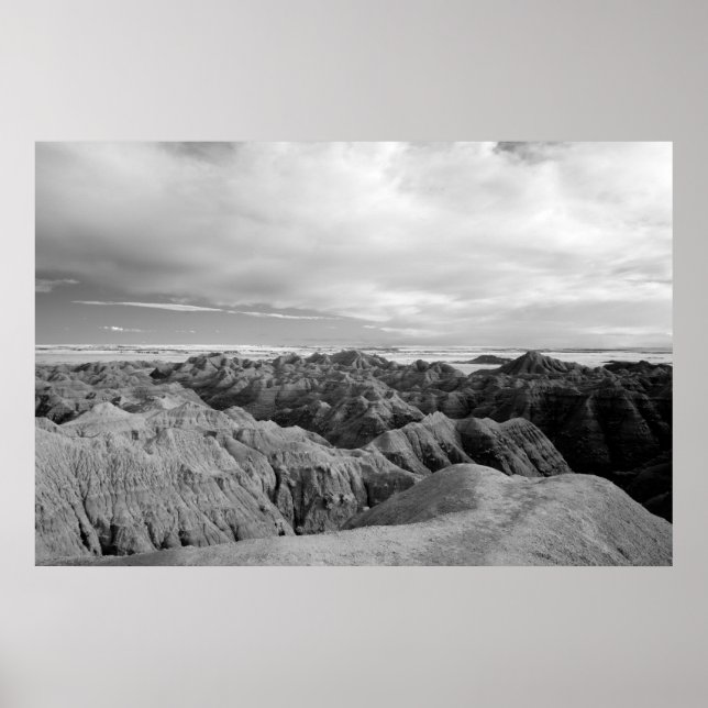 Poster Parc national des Badlands (Devant)