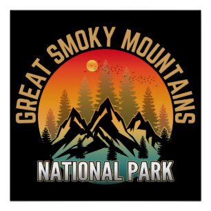 Poster Parc national des Great Smoky Mountains