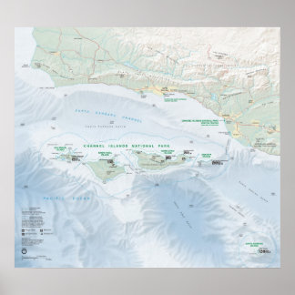 Poster Parc national des îles Channel
