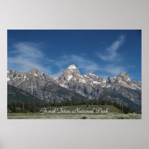 Poster Parc national grand de Teton
