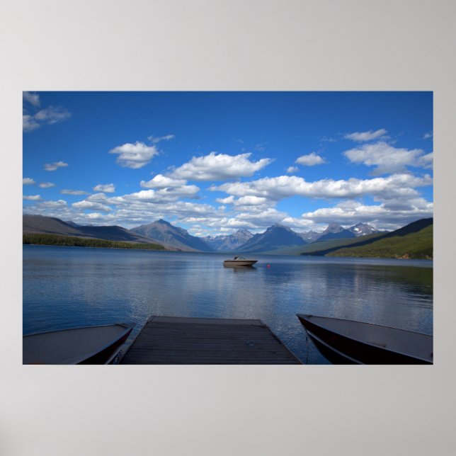 Poster Parc photographique Glacier National. (Devant)
