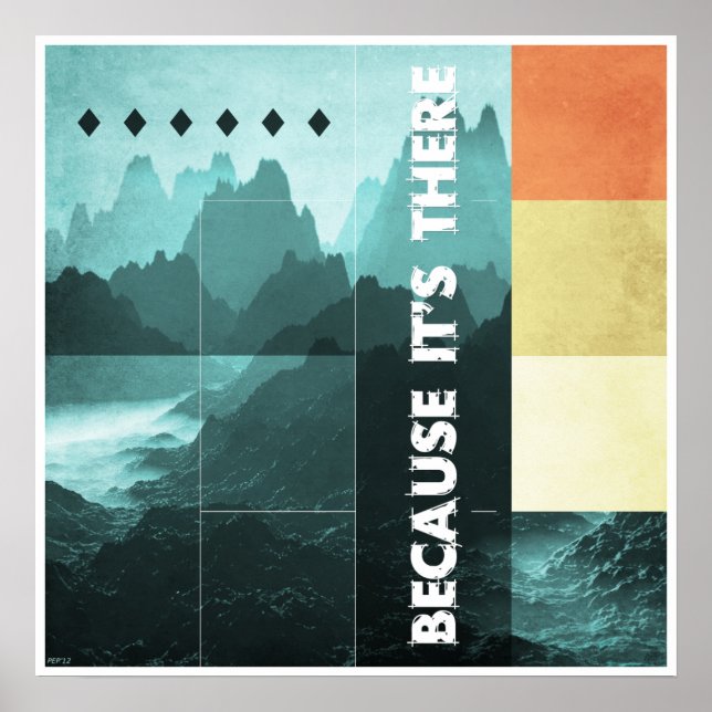 Poster Parce que c'est là (Devant)