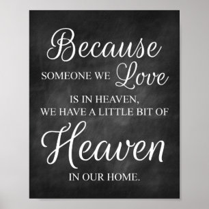 Poster Parce que quelqu'un que nous aimons est au ciel Im