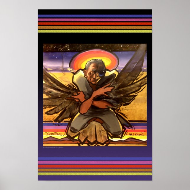 Poster Parfois, je suis un Corbeau (Devant)