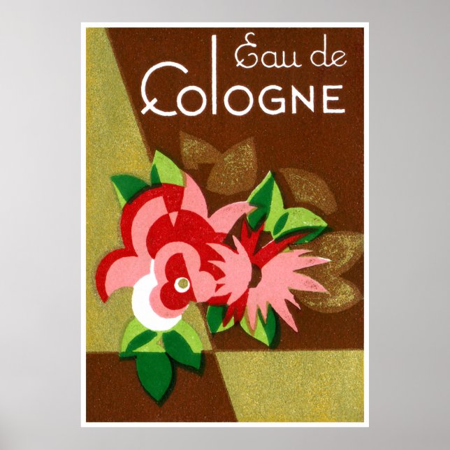 Poster Parfum Eau de Cologne 1920 (Devant)