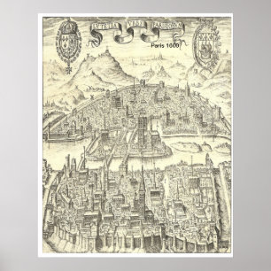 Poster Paris 1600
