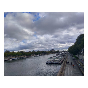 Poster Paris.France. Seine
