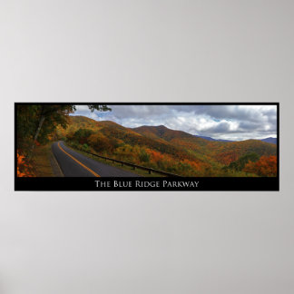 Poster Parkway Blue Ridge à l'automne