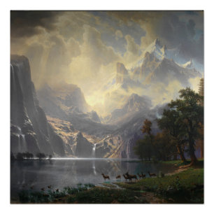 Poster Parmi la Sierra Nevada Californie paysage de monta