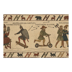 Poster Parodie de la Tapisserie de Bayeux