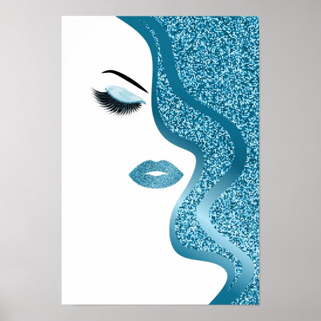 Poster Parties scintillant (Devant)