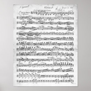 Poster Partition pour l'ouverture à 'Egmont'