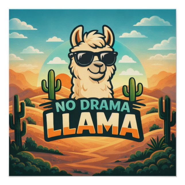 Poster Pas de drame Lama - Critter Kingdom (Devant)