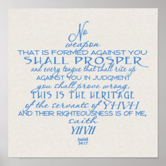 Poster Pas d'étoile d'arme de David Bleu sur Tan