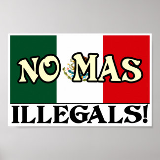 Poster Pas d'illégalités Mas