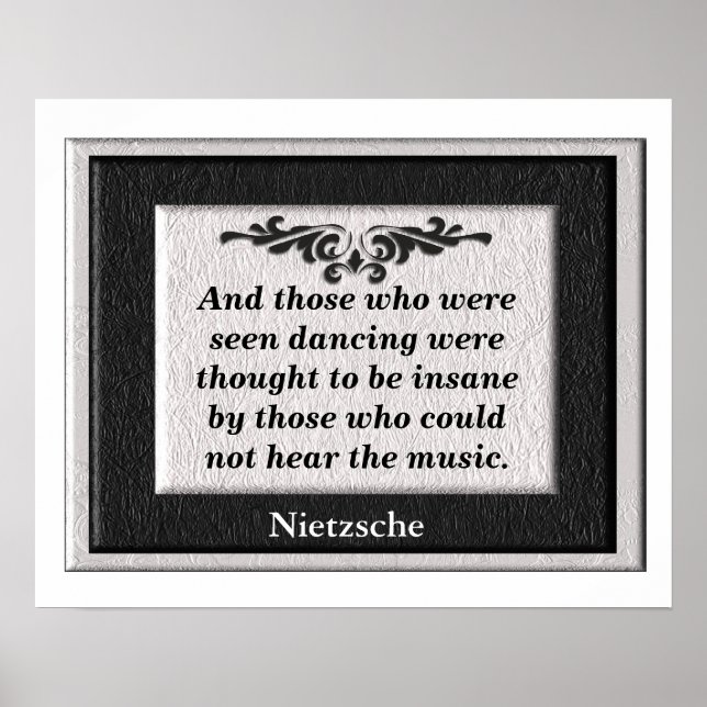 Poster Pas entendre la musique (Devant)