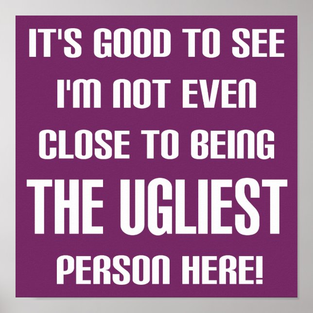 Poster Pas l'affiche la plus horrible (Devant)