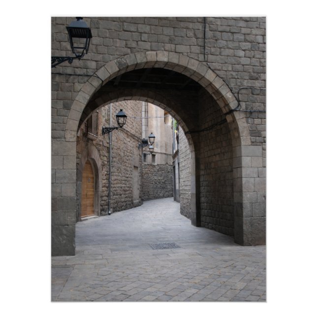 Poster Passage de Barcelone — Passage vertical (Devant)