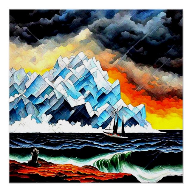 Poster Passage de l'Iceberg (Devant)