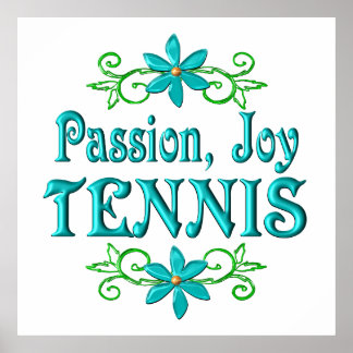 Poster Passion Joy Tennis