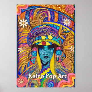 Poster passionnant 60's Era Pop Art Design