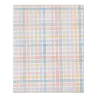 Poster pastel séché