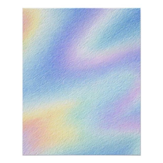 Poster Pastel Sky Drift (Devant)