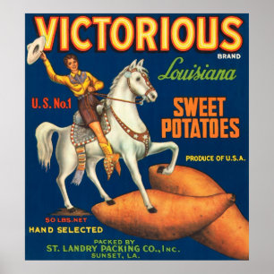 Poster Patates douces victorieuses