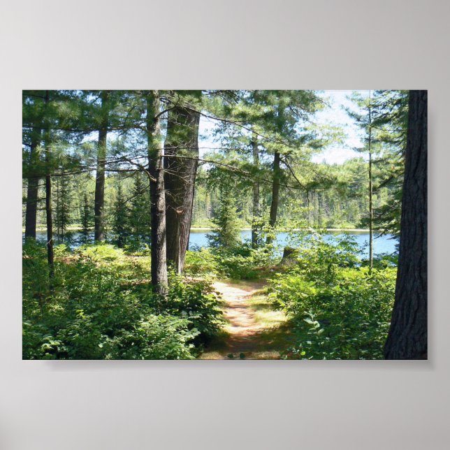 Poster "Path to the Lake" (Devant)