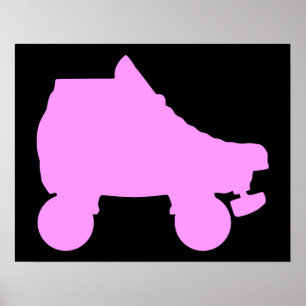 Poster patin de rouleau