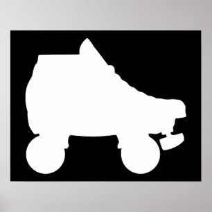Poster patin de rouleau