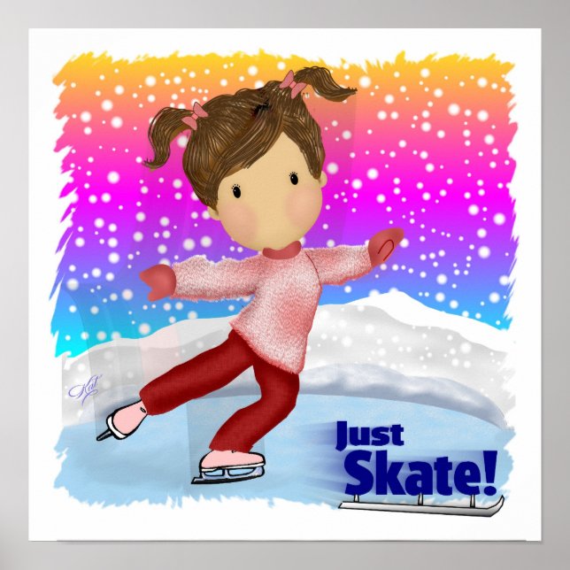 Poster Patinage (Devant)