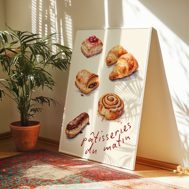 Poster Pâtisseries du matin (Créateur téléchargé)