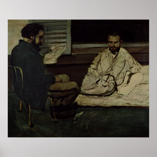 Poster Paul Alexis Lecture d'un manuscrit (Devant)