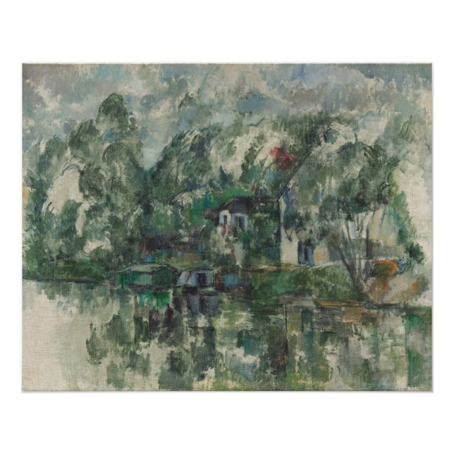 Poster Paul Cezanne | At the Water's Edge 1890 (Devant)