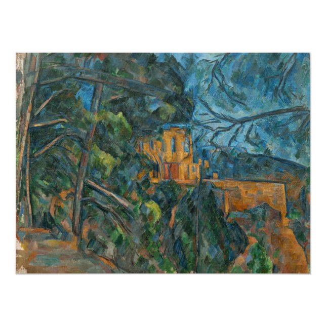 Poster Paul Cezanne | Château Noir, 1900-04 (huile sur ca (Devant)